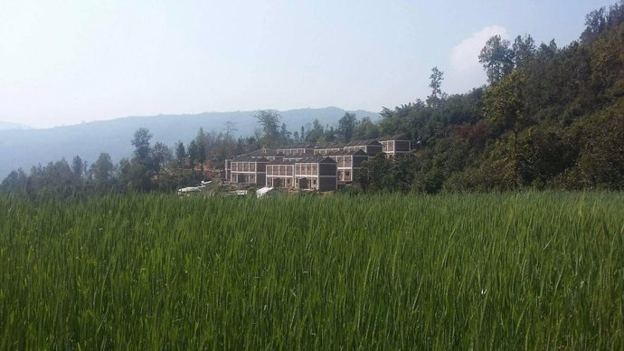 Reconstrucción de Dhola en Nepal