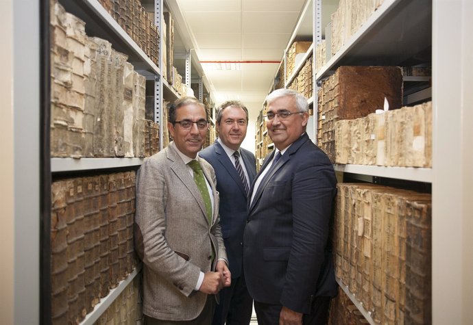 Miguel Ángel Castro, Juan Espadas y Antonio Ramírez de Arellano