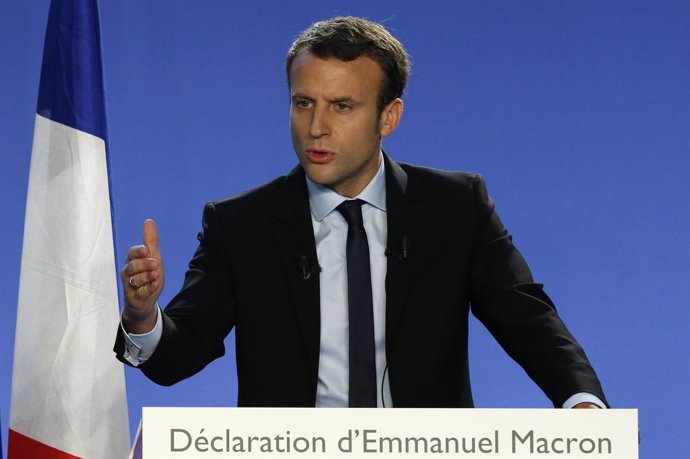 Emmanuel Macron, candidato a la Presidencia