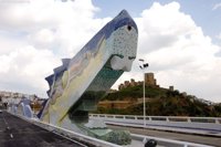 El puente del Dragón de Alcalá (Sevilla) cumple diez años en servicio