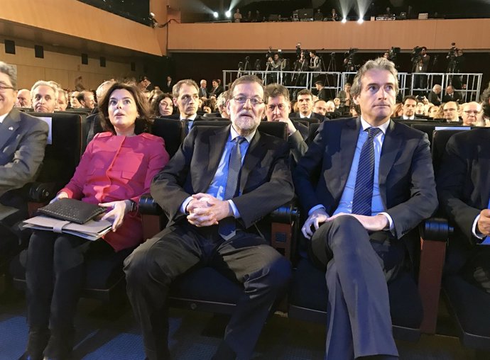 Soraya Sáenz de Santamaría, Mariano Rajoy e Íñigo de la Serna