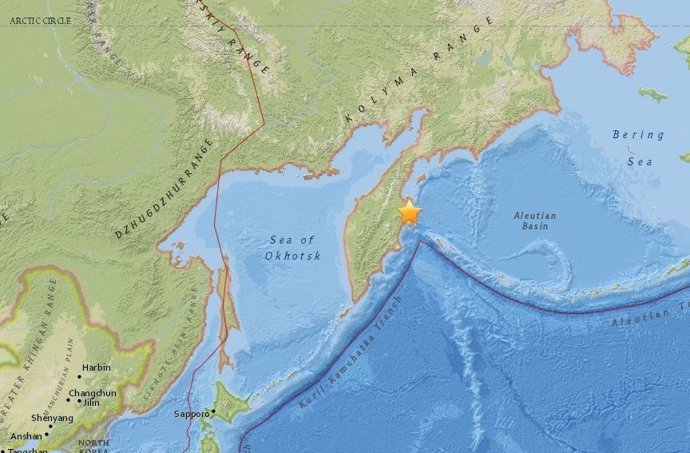 Terremoto en el extremo oriental de Rusia