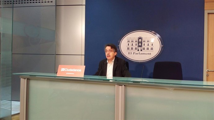 El portavoz de Cs, Xavier Pericay