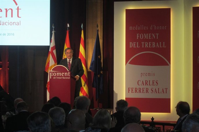 El president de la Ceoe, Joan Rosell.