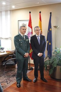El teniente coronel Alfonso Martín Fernández, nuevo jefe de la Comandancia de Burgos