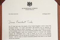 Theresa May pide en su carta a la UE negociar a la vez el divorcio y la futura relación de Reino Unido