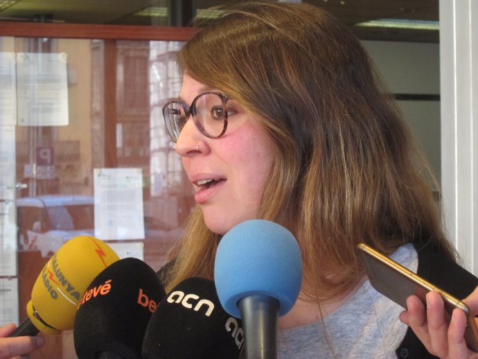 La tinent d'alcalde de Barcelona Janet Sanz          