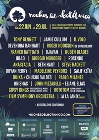 Tony Bennett, Gipsy Kings, Devendra Banhart y Franco Battiato pasarán por el festival Noches del Botánico 