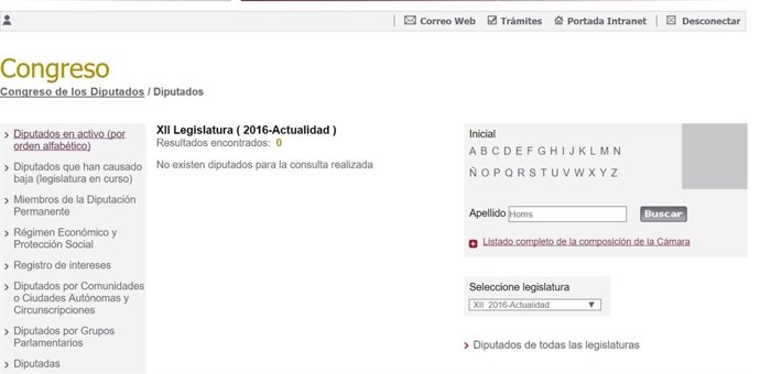 Francesc Homs, pierde la condición de diputado
