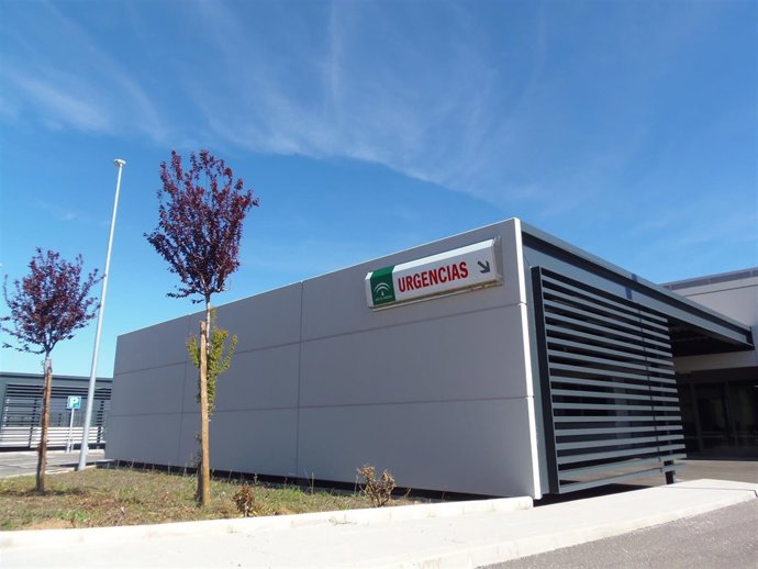 Hospital de Ronda, puerta de Urgencias 