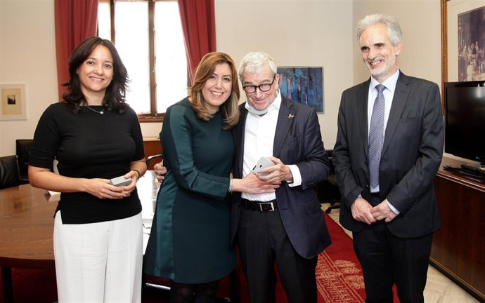 Susana Díaz se reúne con la Fundación Luzón