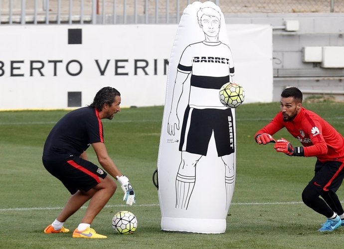 Entrenamiento Atletico de Madrid, Moya 