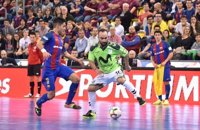 El Barça pone al rojo vivo la liga tras derrotar a Movistar Inter