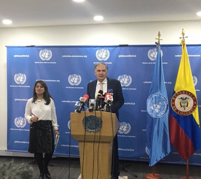 Jefe de la misión de la ONU en Colombia, Jean Arnault
