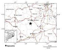 Girona registra un seísmo de magnitud 3 "levemente percibido" pero sin daños