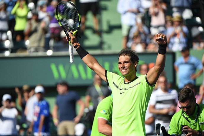 Nadal celebra una victòria