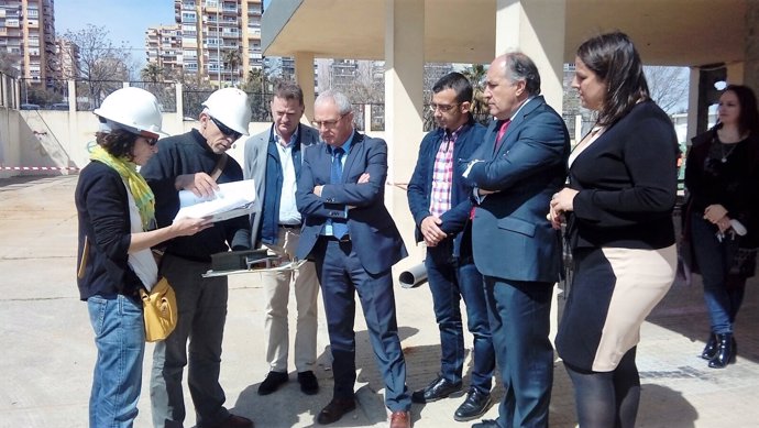 Visita obras CEIP Mediterráneo de Algeciras