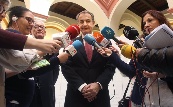 José Luis Rodríguez Zapatero, este jueves en Sevilla