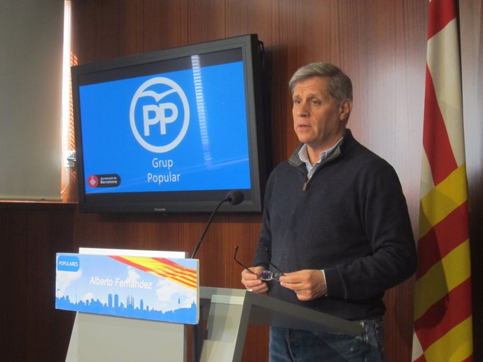 El líder del PP a Barcelona, Alberto Fernández   