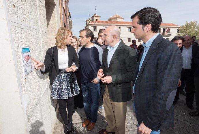 Jesús Julio Carnero, en los actos organizados en Renedo. 