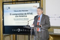El presidente de RTVE anuncia la creación de una web dedicada a sus productos y un plan de internacionalización 