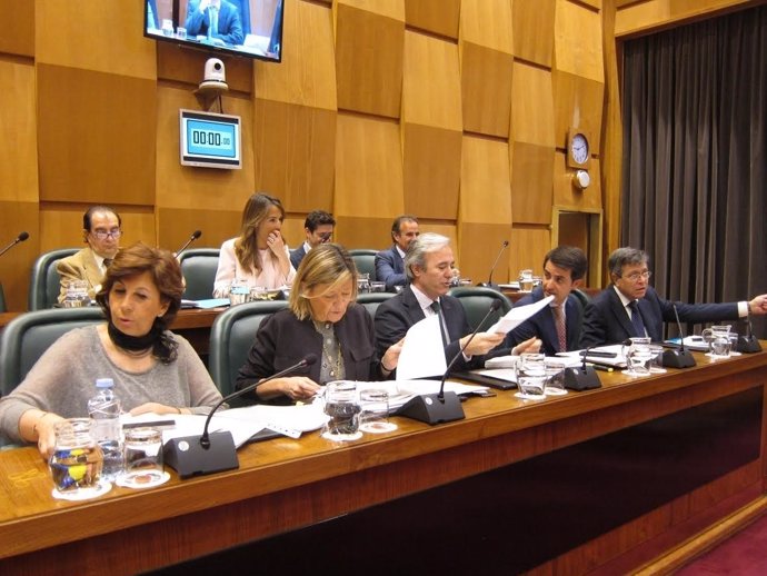 Grupo municipal del PP en el pleno del Ayuntamiento.