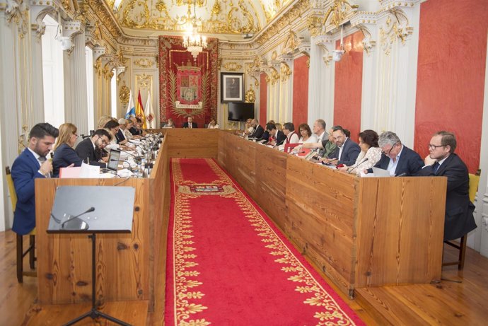 Pleno del Ayuntamiento de Las Palmas de Gran Canaria, mayo 2016
