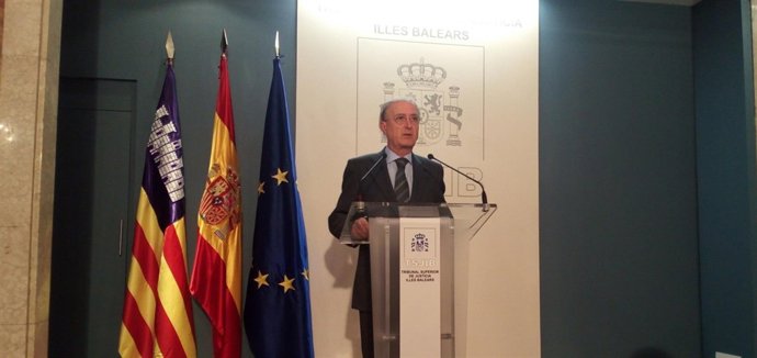 El presidente del TSJIB, Antonio Terrasa