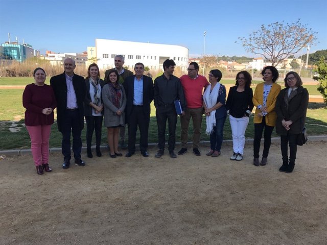El colegio CEIP Las Gaviotas en La Antilla. 