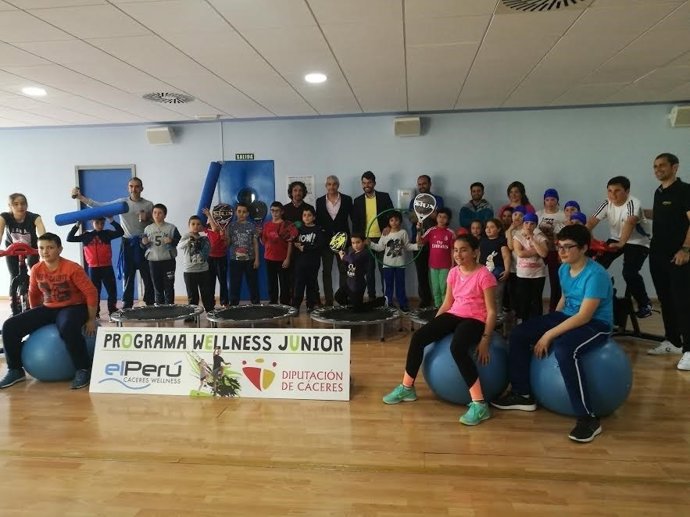 Programa Wellness de la Diputación de Cáceres contra la obesidad infantil