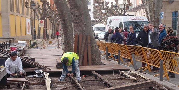 Obras en el Cubo del Revellín        