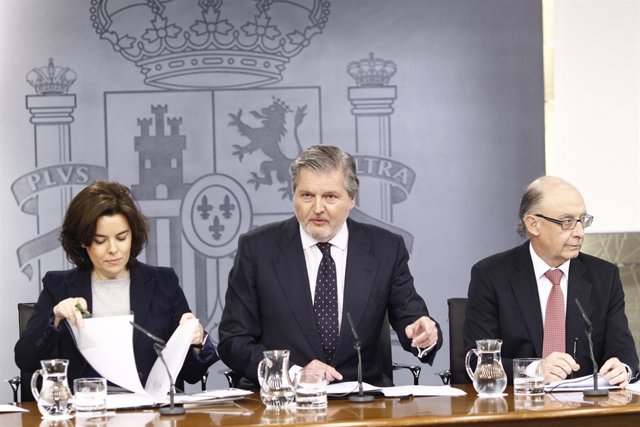 Rueda de prensa tras el Consejo de Ministros