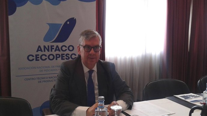 Vieites en un acto de Anfaco