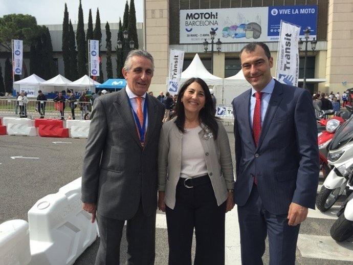 Eugenia Doménech, José María Riaño i César Rojo