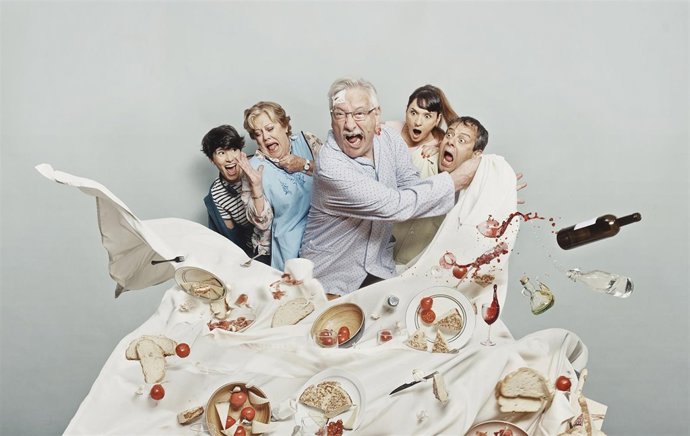 Los actores que participan en la obra 'Avui no sopem'