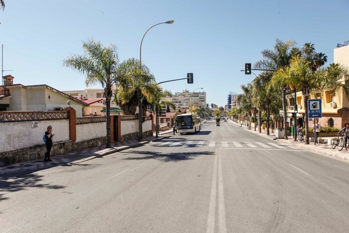 Avenida carlota Alessandri Torremolinos remodelación tráfico obra 