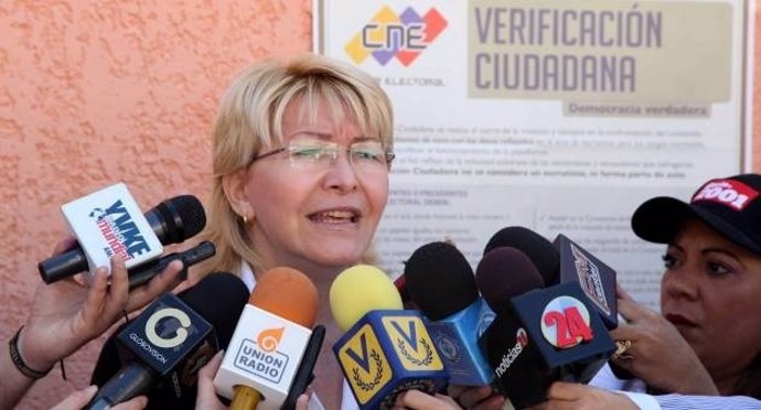 La fiscal general de Venezuela, Luisa Ortega Díaz