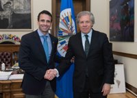 Almagro se reúne con Capriles para analizar "los próximos pasos en la OEA" sobre Venezuela