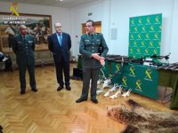 Desarticulado un grupo criminal de caza furtiva que actuaba en Teruel y Guadalajara