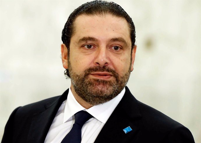El primer ministro designado de Líbano, Saad Hariri
