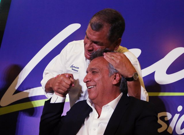 Rafael Correa y Lenin Moreno