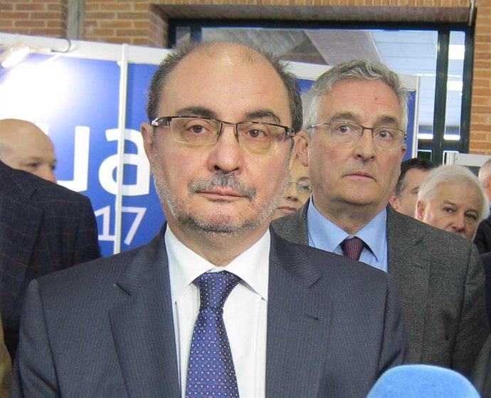 El presidente de Aragón, Javier Lambán
