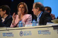 Cospedal asegura que Herrera será recordado por conducir a CyL "al futuro" y le agradece sus "sacrificios"