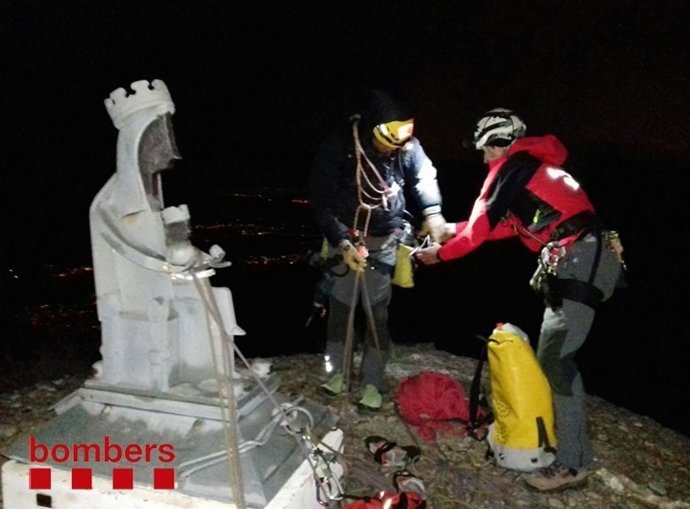 Rescat de dos escaladors a Montserrat