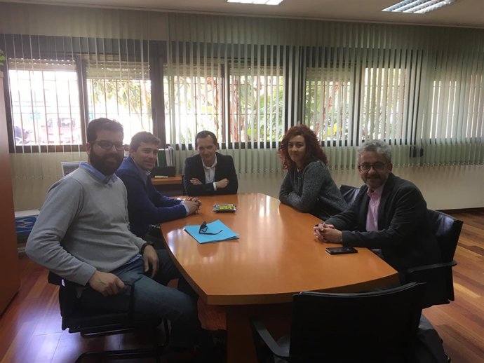 Reunión de la Junta de Andalucía y el Colegio de Peritos de Huelva