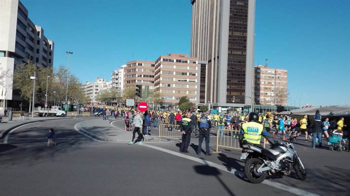 Imagen de la media maratón de Madrid