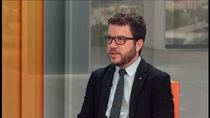 El secretari d'Economia de la Generalitat, Pere Aragonès, en el 324