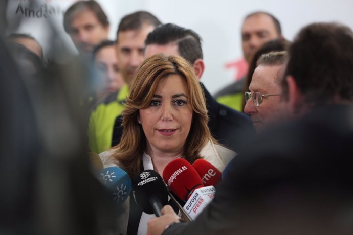 Susana Díaz, hoy en Los Palacios y Villafranca