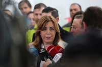 Susana Díaz: "Soy 100% del PSOE, libre de aditivos, pero nunca será mío"