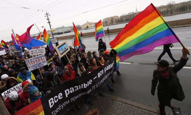 Marcha gay en Rusia 